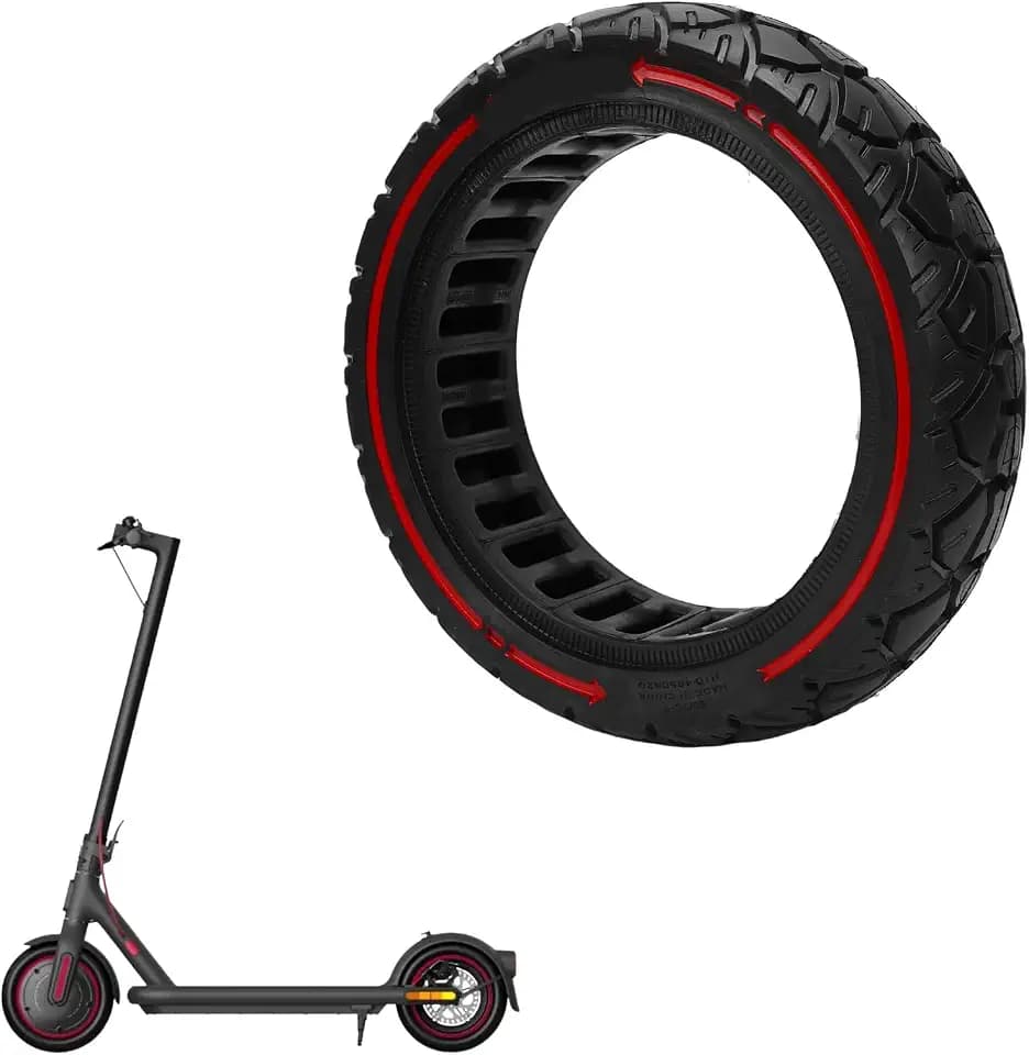BuyWeek 60/70-7 Vollgummireifen für Xiaomi 4 Pro, E-Scooter Solid Reifen