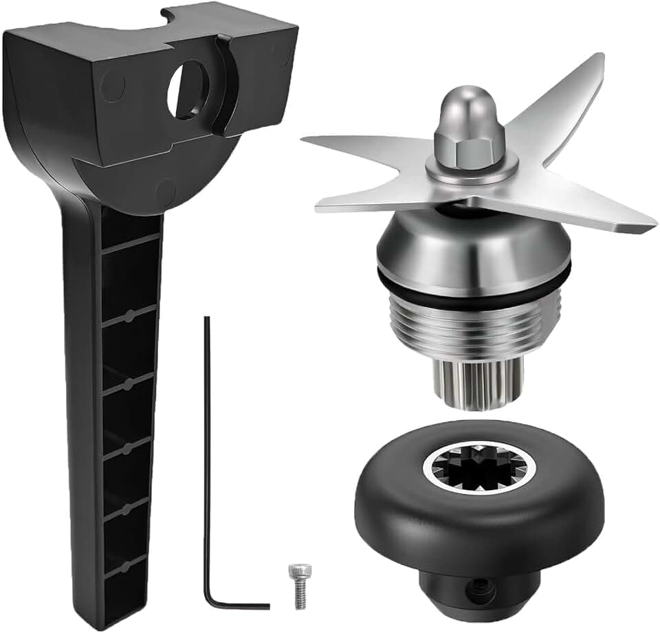 Replacement Blade Parts for Blender Parts of 5200 5500 5000 & Classic Series, Fits 64/48/32oz Containers Stainless Steel Kit w/Wrench & Drive Socket, 2 Year Warranty