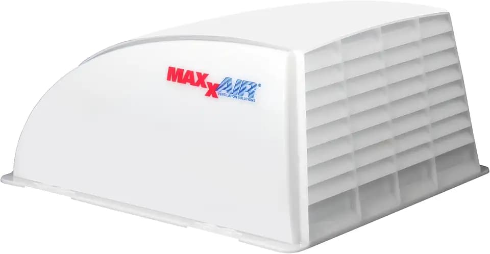 MAXXAIR Maxx I+ RV Roof Vent Cover, Zero-Leak, White 00-933051