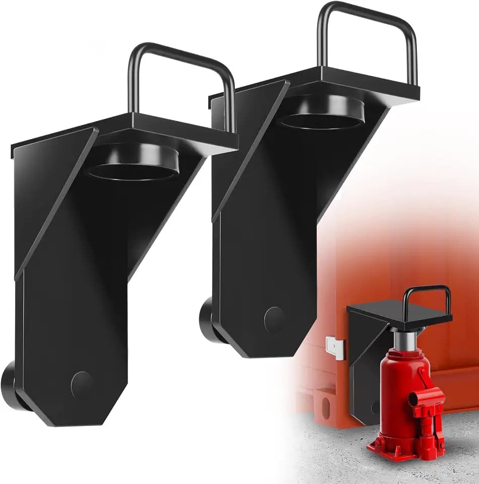 2-Pack Shipping Container Jack Lug, 75,000 lbs Capacity, U-Shaped Handle