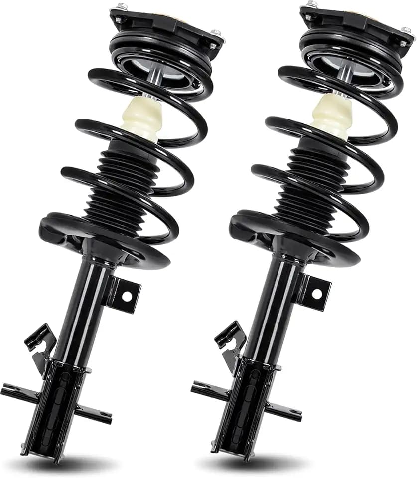 Front Left and Right Pair Complete Strut 172378 172379 Compatible with 2007-2012 Nissan Sentra Shock Coil Spring Assembly