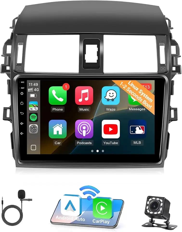 Leadfan Double Din Linux Car Stereo for Toyota Corolla 2009-2013(No J.B.L)