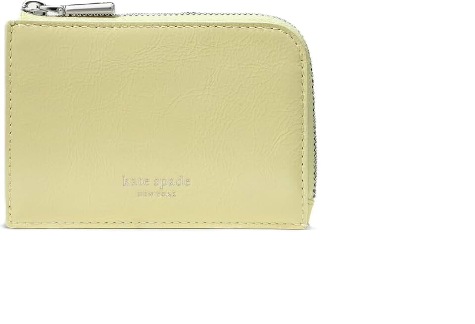 kate spade new york Mini Zip Card Case Crinkle Patent Leather Mini Zip Card Case