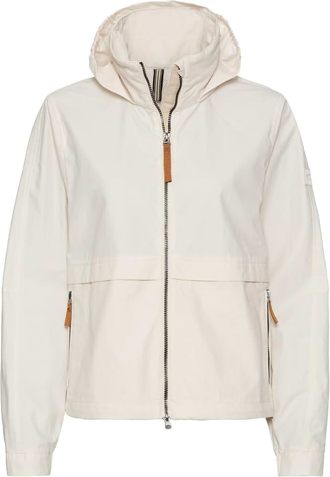 camel active Damen Leichte Jacke mit verstaubarer Kapuze