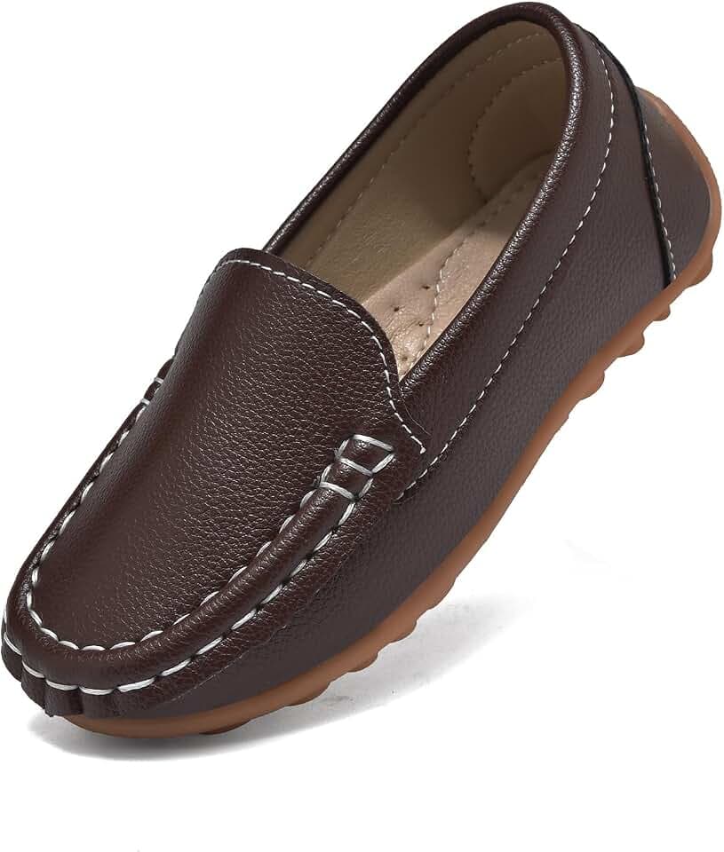 Kinder Mokassins Jungen Bootsschuhe Mädchen Flache Halbschuhe Weich Loafers rutschfest Oxfords Slippers Bequem Lauflernschuhe