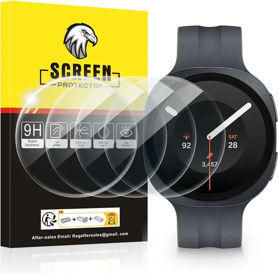 SPGUARD For Samsung Galaxy Watch 9/8 40mm Screen Protector [4-Pack]