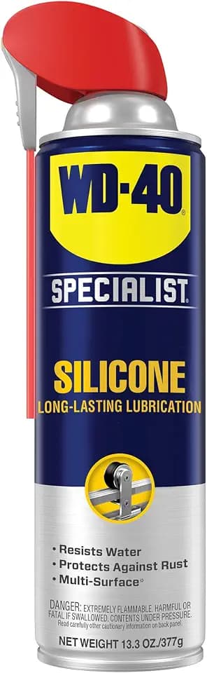 WD-40 Specialist Silicone Lubricant, New Bigger Can, 13.3 OZ [1-Pack]