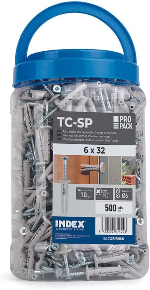 Index TCSPEP06032 – Taco Tastaturen für Alta, expansión Boot de plástico (6 x 32, 1 uds)