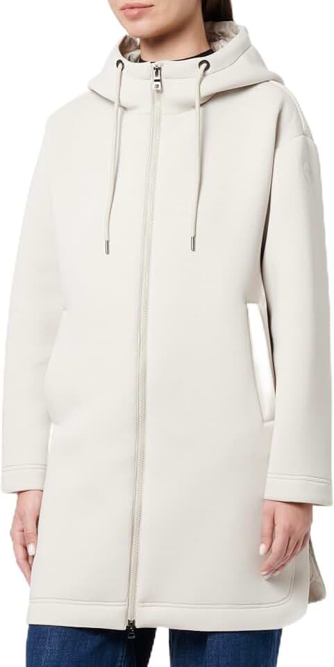 Geox Damen W Sweater Long+Hood Sweater (1er Pack)