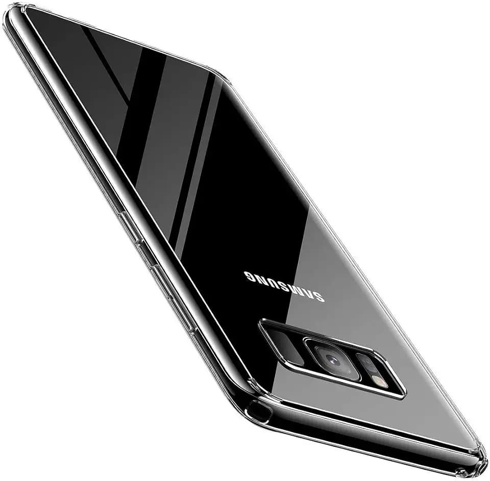 Humixx Samsung Galaxy S8 Hülle, Shockproof Anti-Fingerabdruck Handyhülle Schutzhülle für Samsung Galaxy S8 【Skin Series】 (Transparent)