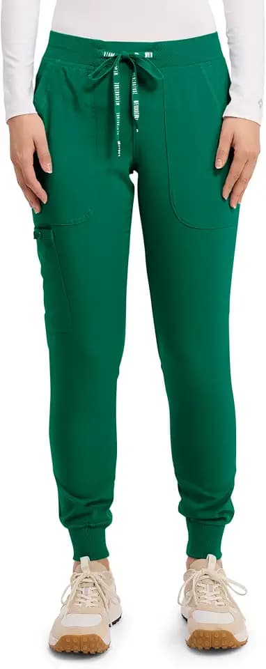 Med Couture Touch Jogger Scrub Pants For Women Nurse Pants with 5 pockets