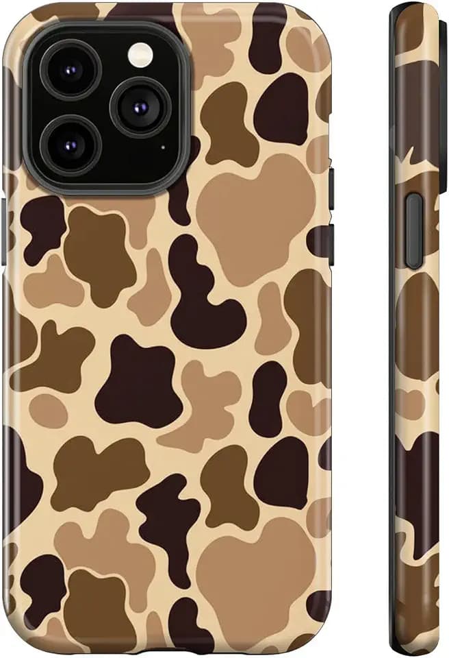 for iPhone 11 Case,Duck Camo,Dual Layer Soft TPU Hard PC Bumper