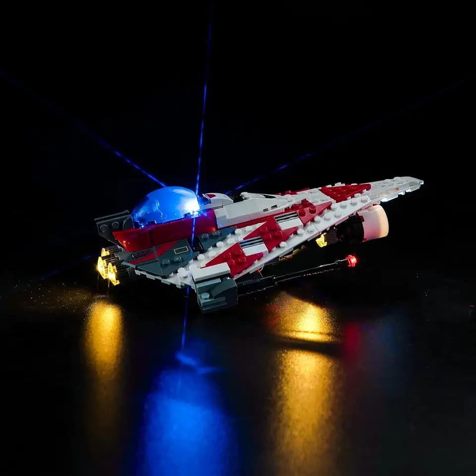 LocoLee Licht Kompatibel mit Lego 75388 Jedi Bobs Sternjäger, Nur Lichter Set - Kein Modell, Licht BeleuchtungSet Compatible with LEGO Jedi Bobs Sternjäger