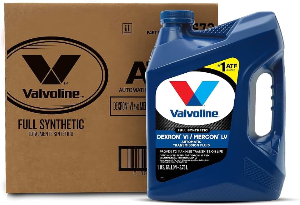 Valvoline DEXRON VI/MERCON LV (ATF) Full Synthetic Automatic Transmission Fluid 1 GA, Case of 3