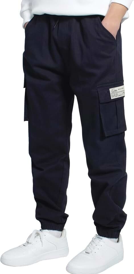 Hosen für Jungen Cargohose Kinder Hose Cargo Jogginghose Freizeithose mit Gummizug