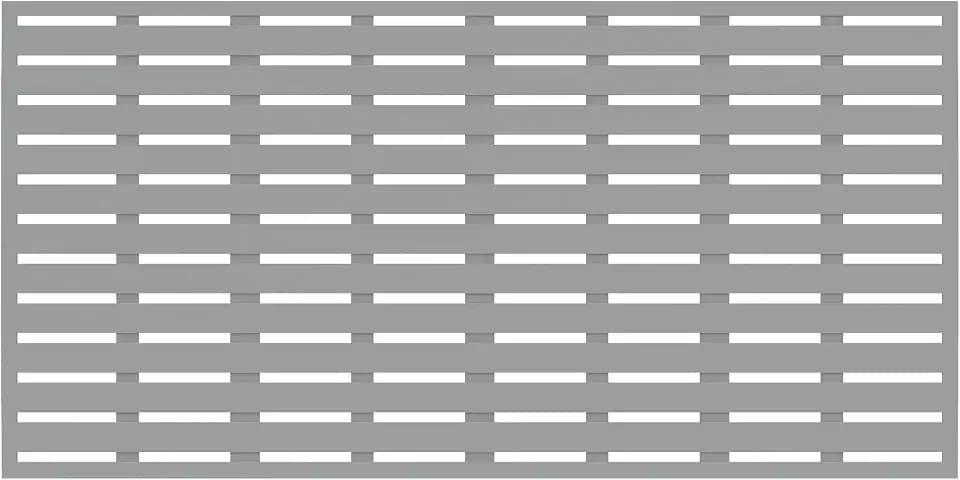 3'x6' Boardwalk Decorative Screen, Gray