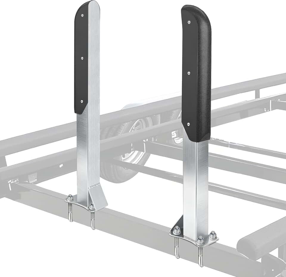 Pontoon Boat Trailer Guide-Ons for Trailer Rails,30"H Boat Trailer Guide