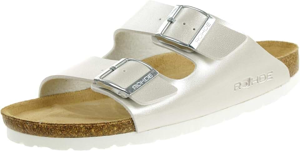 Rohde ALBA Damen, Frauen, Pantoletten, Slipper,Slides,Sandalen,Sommerschuhe,Freizeitschuhe