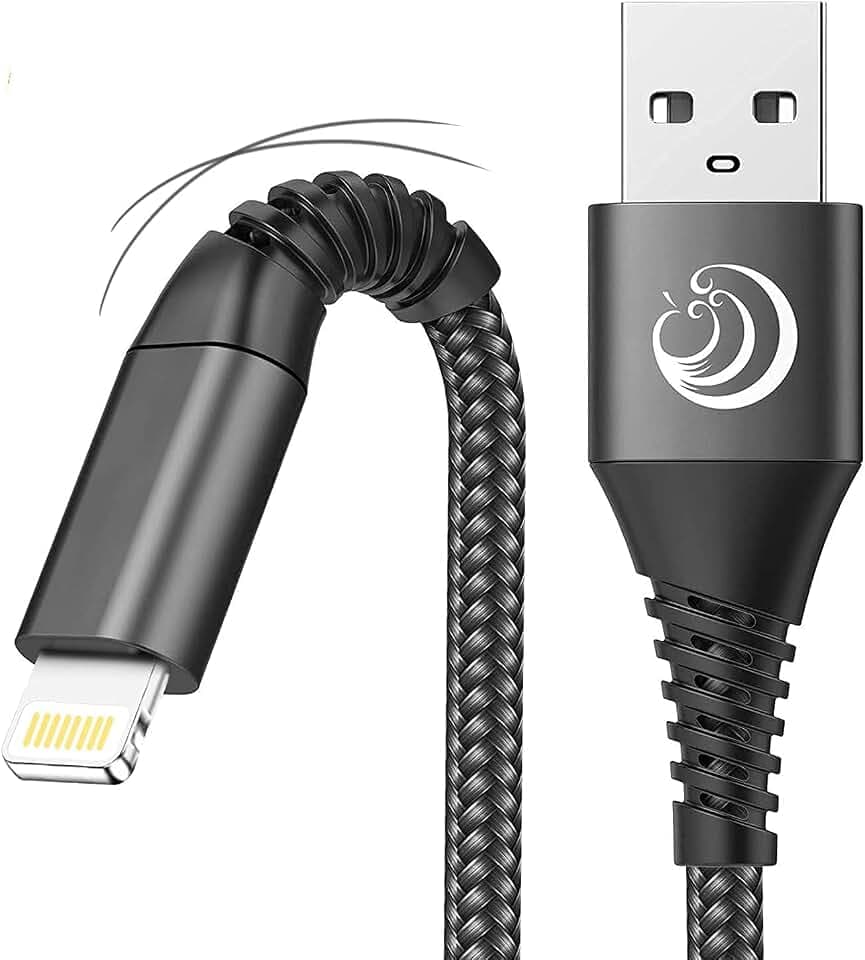 Aioneus iPhone Ladekabel,Lightning Kabel [2Pack 2M+1M] iPhone Schnellladekabel MFi Zertifiziert iPhone Kabel Nylon Fast USB Ladekabel für iPhone SE 2020 11 12 13 14 Pro Max XS Max XR X 8 7 6 6s,iPad