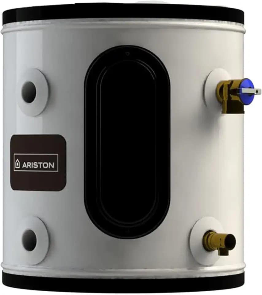 6 Gallon, 120V – Ariston Electric Water Heater – Compact Point of Use Tank for RV, Camper, Small Spaces, Heating Solution for Under Sink, Versatile Electric Tank for Bathroom, Shower