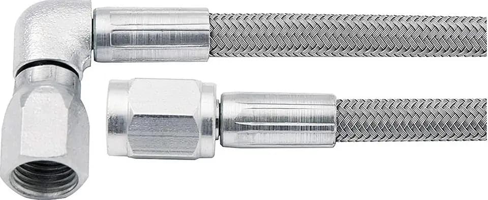 Allstar Performance ALL46302-24#3 Braided Steel Lines With -3 Ends