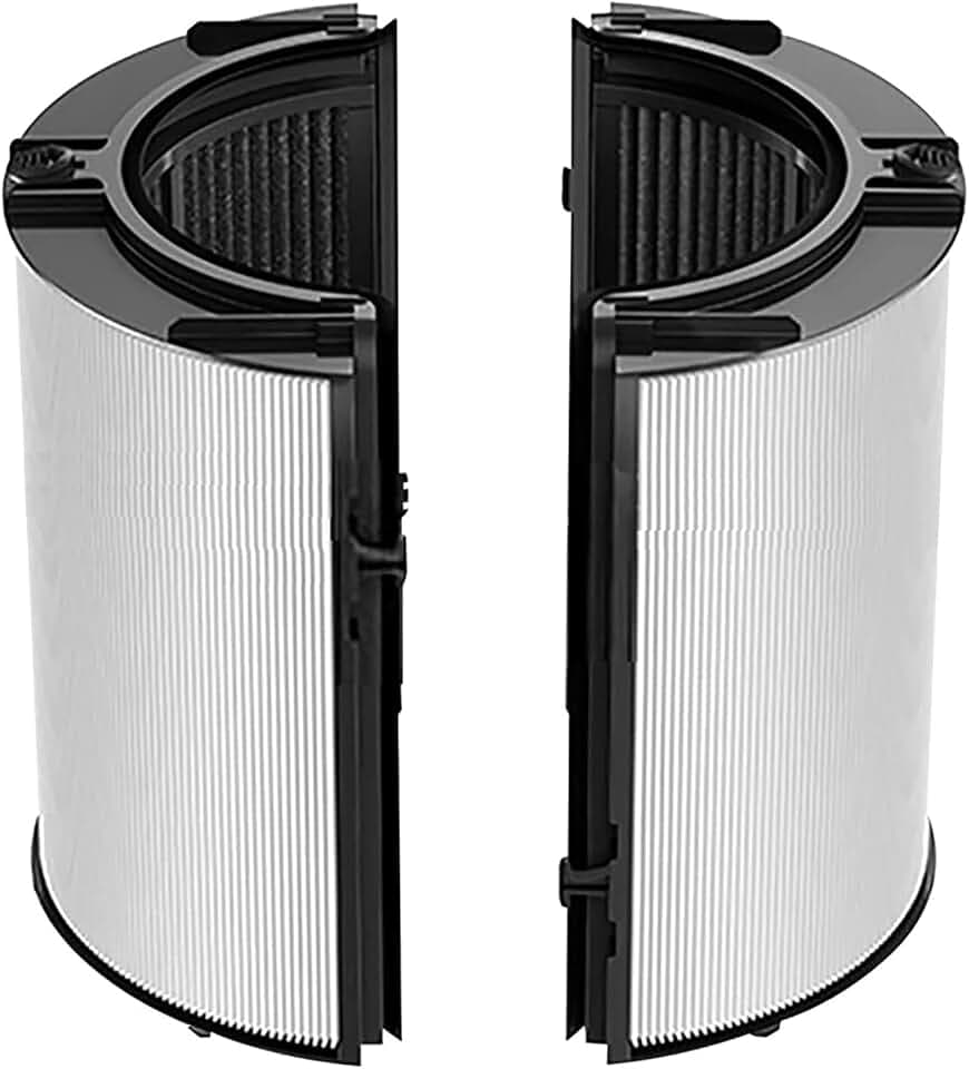 2-in-1 HEPA + Carbon Ersatzfilter kompatibel mit Dyson Luftreiniger HP04 TP04 DP04 PH04 HP09 TP09 HP07 TP07 PH03 PH01, H13 Grade True HEPA Filter Luftreiniger
