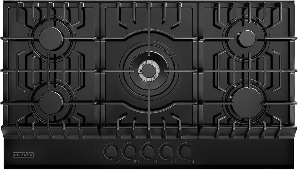 Empava 36 Inch Built-in Gas Cooktop with 5 Sealed SABAF Burners