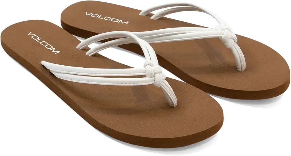 Volcom Women’s Forever and Ever Sandals – Lightweight Thong Sandal for Everyday Summer Wear