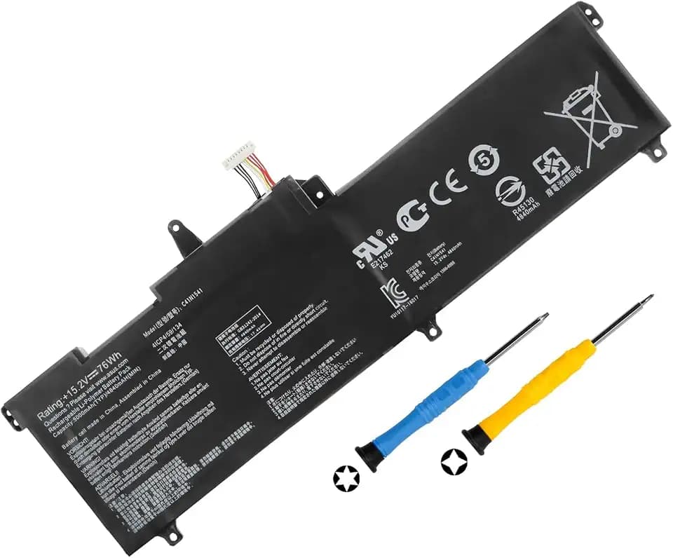 76Wh C41N1541 Laptop Akku für Asus ROG Strix GL702V GL702VS-RS71 GL702VS-AH73 GL702VS-BI7N12 GL702VSK GL702VT-GC026T GC018T GL702VM-BHI7N09 GL702VM1A GL702VM-DB71 GL702VM-DB74 GL702ZC-GC098T GC190T