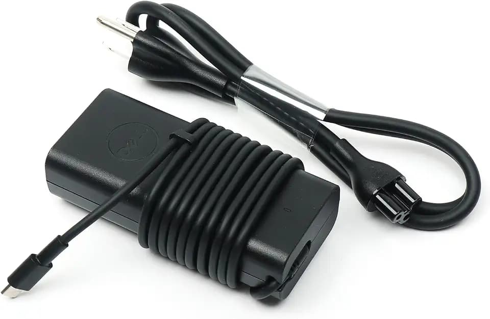 Dell 65W USB-C Laptop Charger,Latitude 7400 7410 7420 7430 7440 7450 AC Adapter,20V 3.25A Computer Charger Cord Type C, Black, HA65NM190