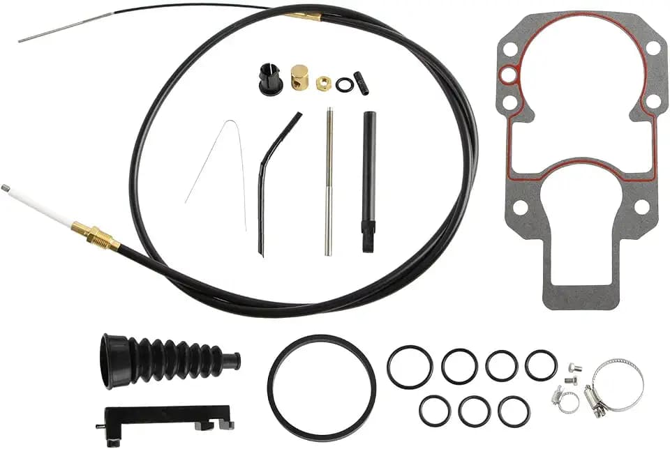 865436A03 Lower Shift Cable Kit with Gasket Fit for Mercury MerCruiser
