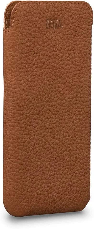 SENA UltraSlim Classic, Leather Sleeve Case Compatible with (Tan, iPhone 11 Pro/iPhone X-XS)