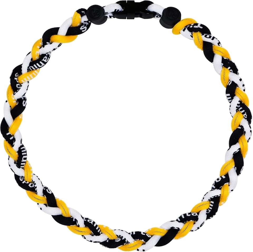 Baseball Rope Necklaces, League Team Colors Braided Necklace, Baseball Team Gifts
