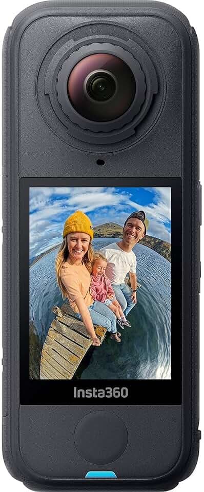 Insta360 X4 Air Standard Bundle | Lightest 8K 360 Action Camera for Epic Adventures | for Travel, Sports, Family Moments, Vlogging | Smooth, Stable, Easy-to-Edit Videos Anytime, Anywhere - Black