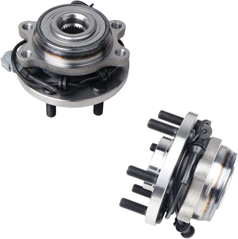 KUSATEC 515065 Front Wheel Bearing Hub Assembly 2-Pack for Nissan Frontier 2005-2017 Pathfinder 2005-2012 Xterra 2005-2015 Suzuki Equator 2009-2012, 6 Lug Bolts w/ABS