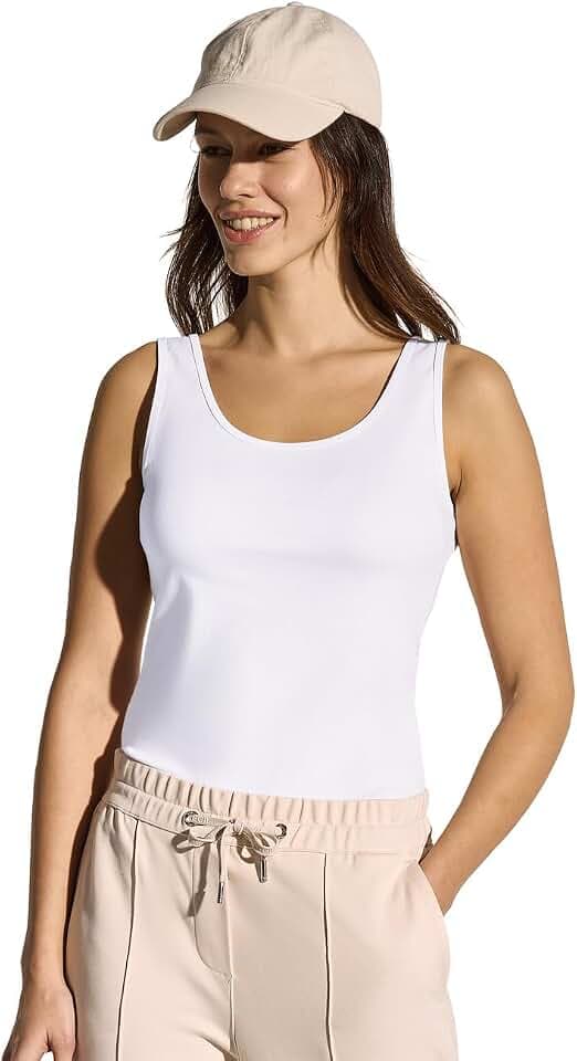 Cecil Damen Basic Top aus Reiner Baumwolle
