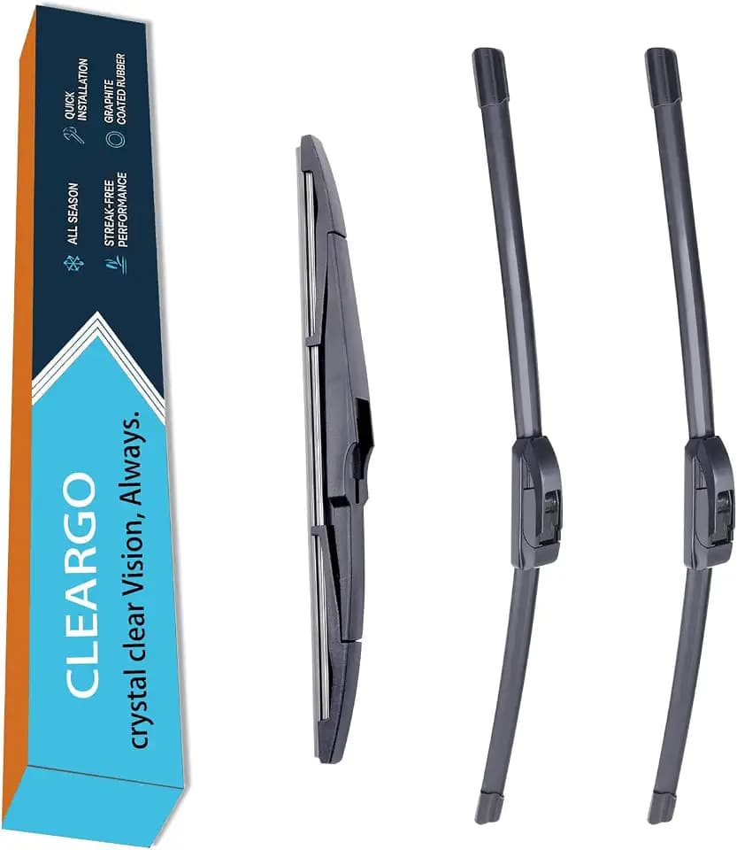 Windshield Wiper Blades Replacement for 2021 2022 2023 2024 2025 Kia Sorento – Front and Rear Wiper Blade Set, OEM Fit Beam Style All Season Performance