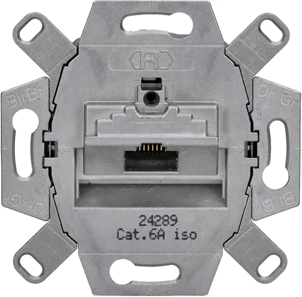 Rutenbeck UAE - Cat. 6A iso Universal-Anschlussdose 10 Gbit/s, 1-Fach RJ45