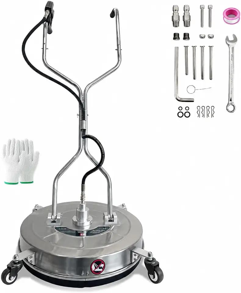 Garvee 20 in Pressure Washer Surface Cleaner, Surface Cleaner Attachment