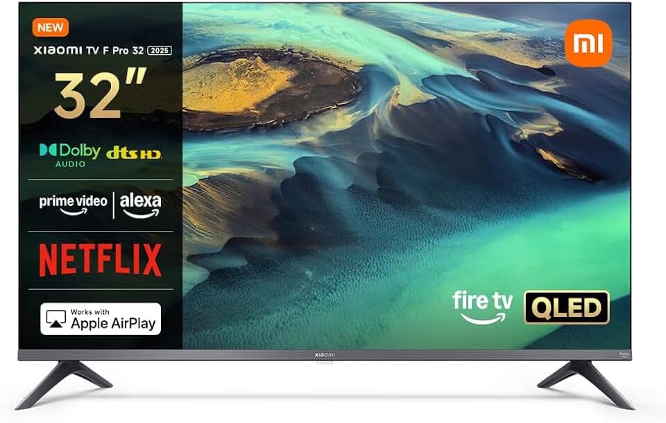 Xiaomi TV Pro 32 Zoll 2025 QLED Smart TV Fire OS7 Triple Tuner, L32MB-FPEU