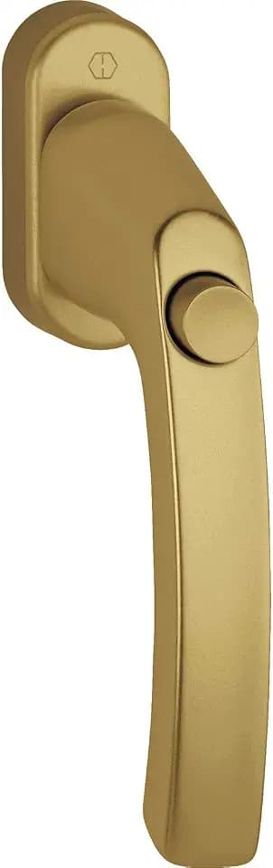 Hoppe 11780149 Fenstergriff LIÈGE-mit Druckknopf, VK 7 x 40, Bronze eloxiert,