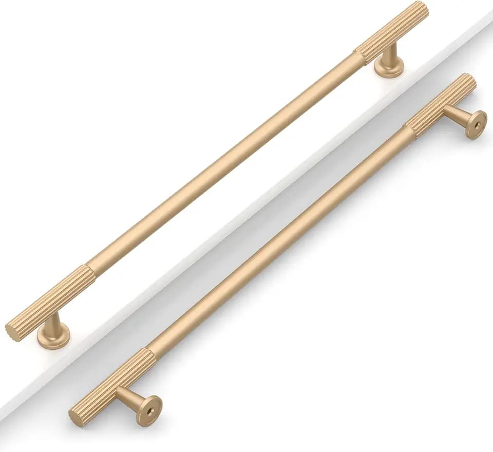 Brushed Satin Nickel Cabinet Handles Kitchen Pulls 10 Inch 10 Pack