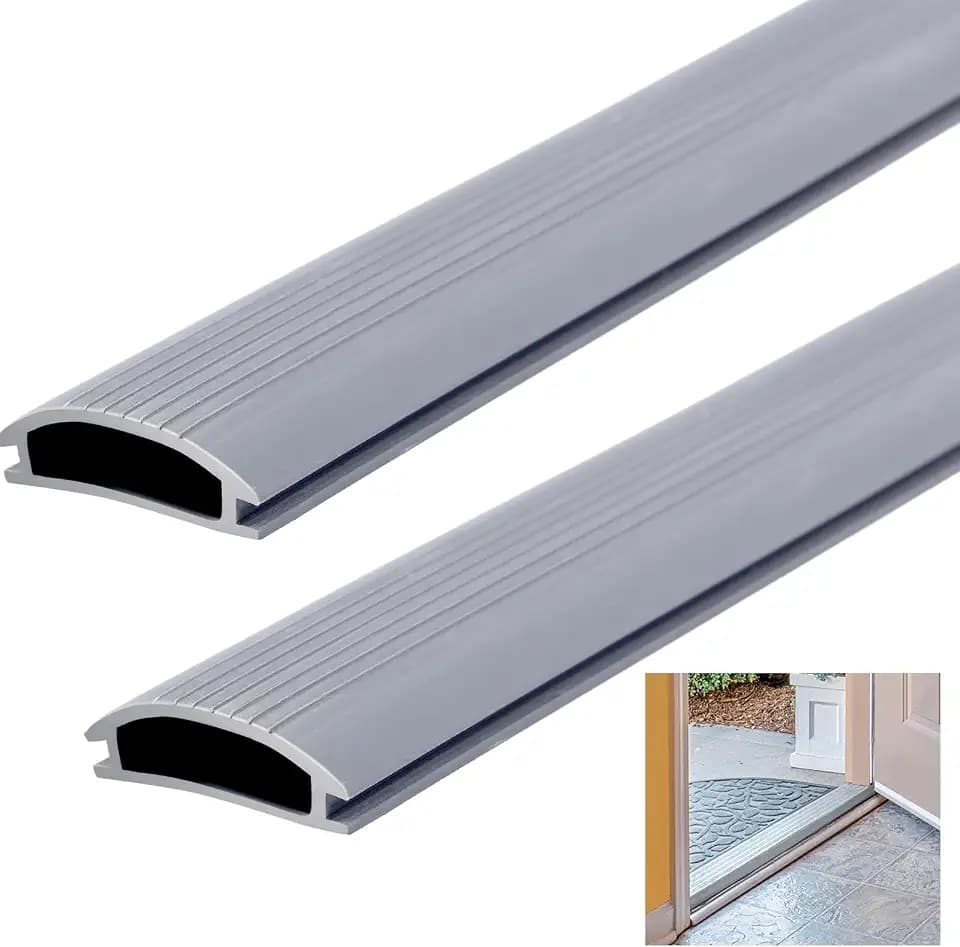 2 Pcs 32 Inch Gray Vinyl Replacement Insert for Adjustable Height