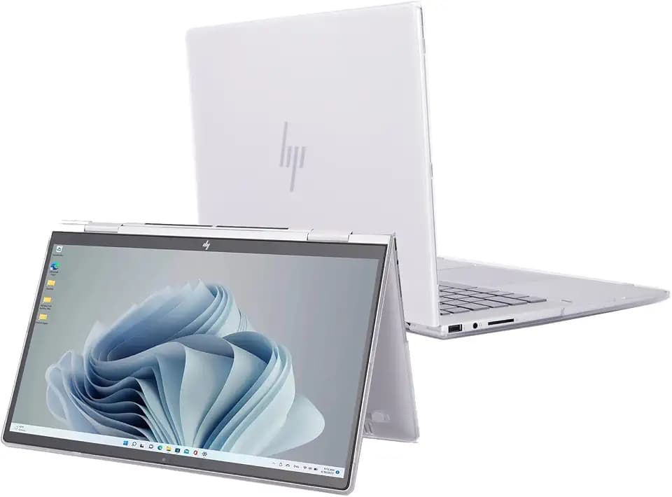 mCover Case ONLY Compatible for 2023~2024 15.6" HP Envy x360 15-FE0000 (Intel CPU) / 15-FH0000 (AMD CPU) Series Laptop (NOT Fitting Any Other HP Models) - Clear