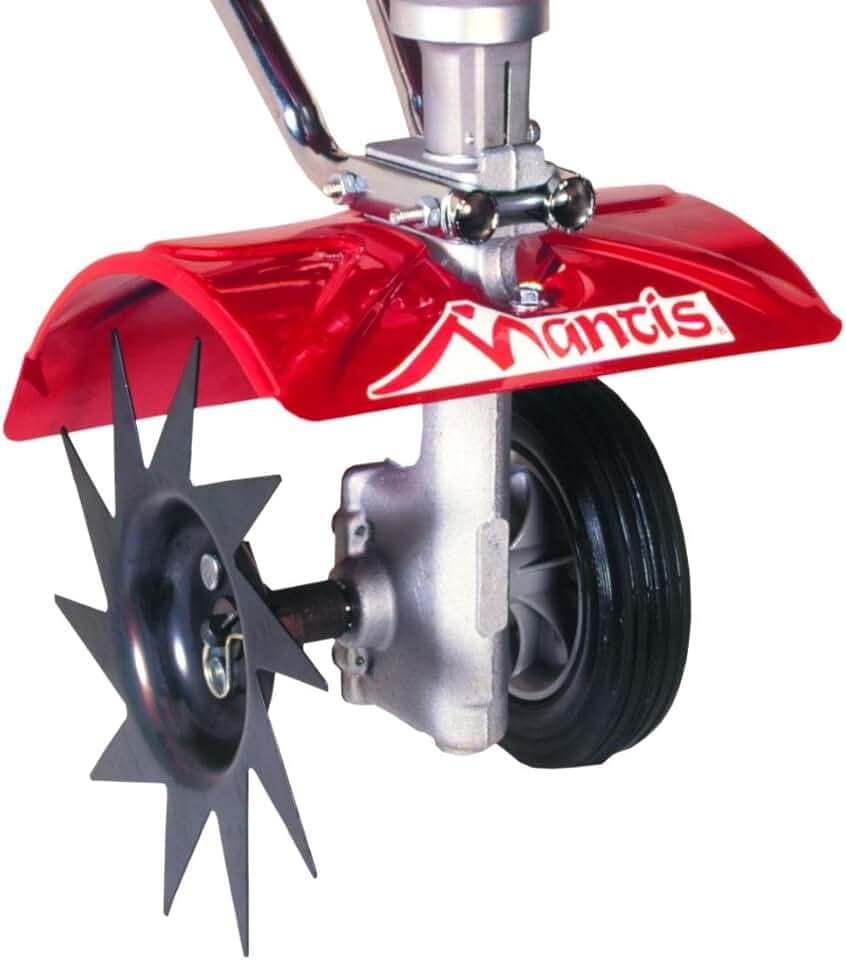 Mantis 3222 Power Tiller Border Edger Attachment for Gardening (Attachment Only)