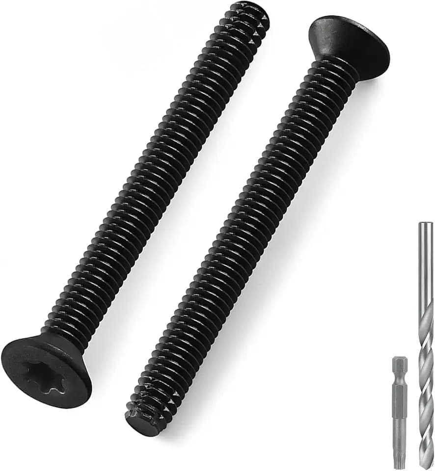 5/16-18 x 2-1/2" Trailer Deck Screws,Flat Head Floorboard Screws (100pcs)