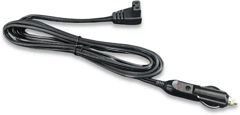DC Power Cord Cable 11.5 ft Length 12V/24V for Car Refrigerator Car Fridge Freezer Compatible with Most Brands (Black)
