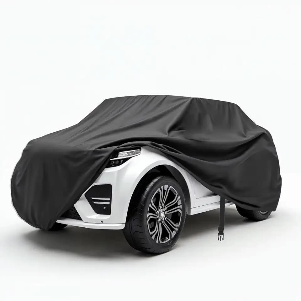 Large Kids Ride-On Toy Car Cover, Outdoor Wrapper Resistant Protection for Electric Battery Powered Children Wheels Toy Vehicles-Universal Fit, Water Resistant, UV Rain Snow Protection (Black)