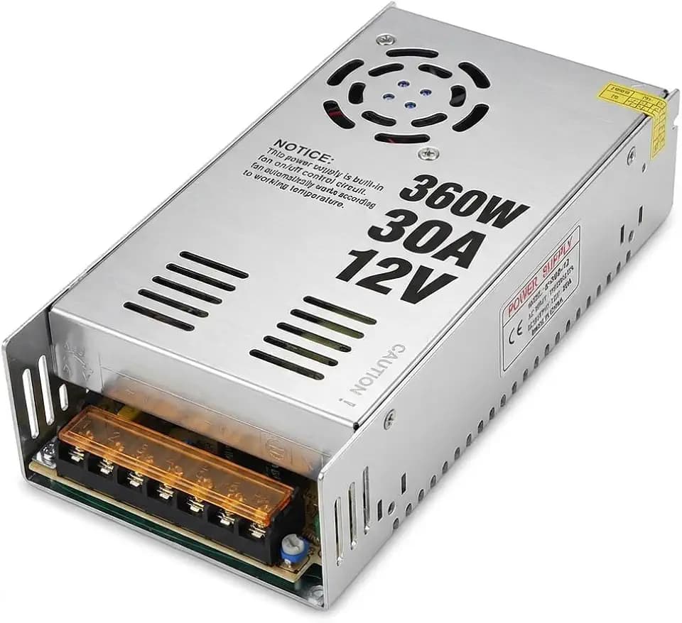 TEMPO DI SALDI Netzteil 30 Ampere 12 Volt für stabilisierte LED-Streifen 220 V 360 W
