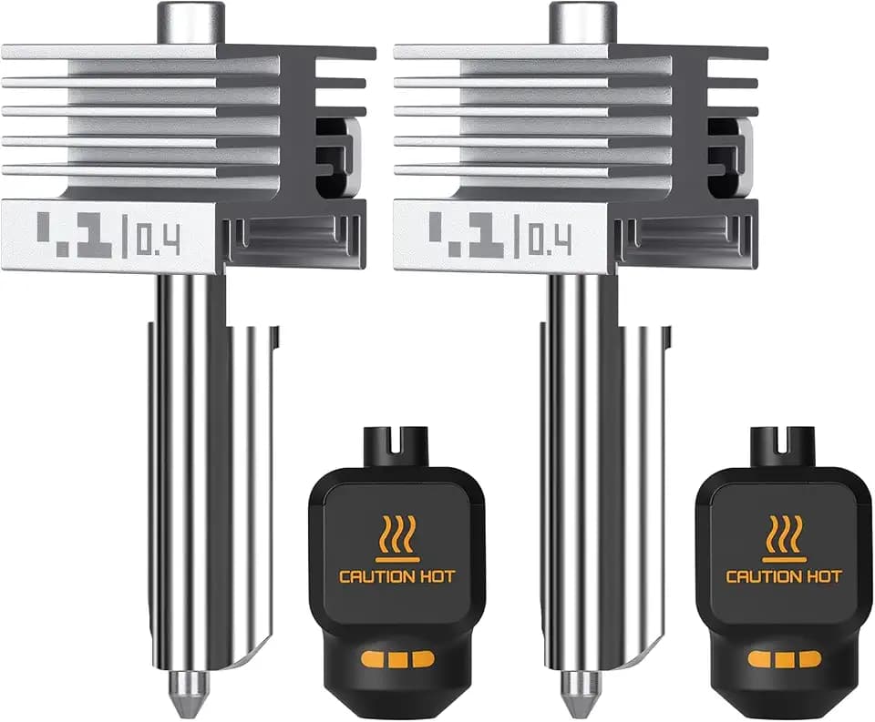 2PCS 0.4mm X2D/P2S/H2D/H2S/H2C/A1/A1 Mini/A2L Integrated Leak-Proof Hotend